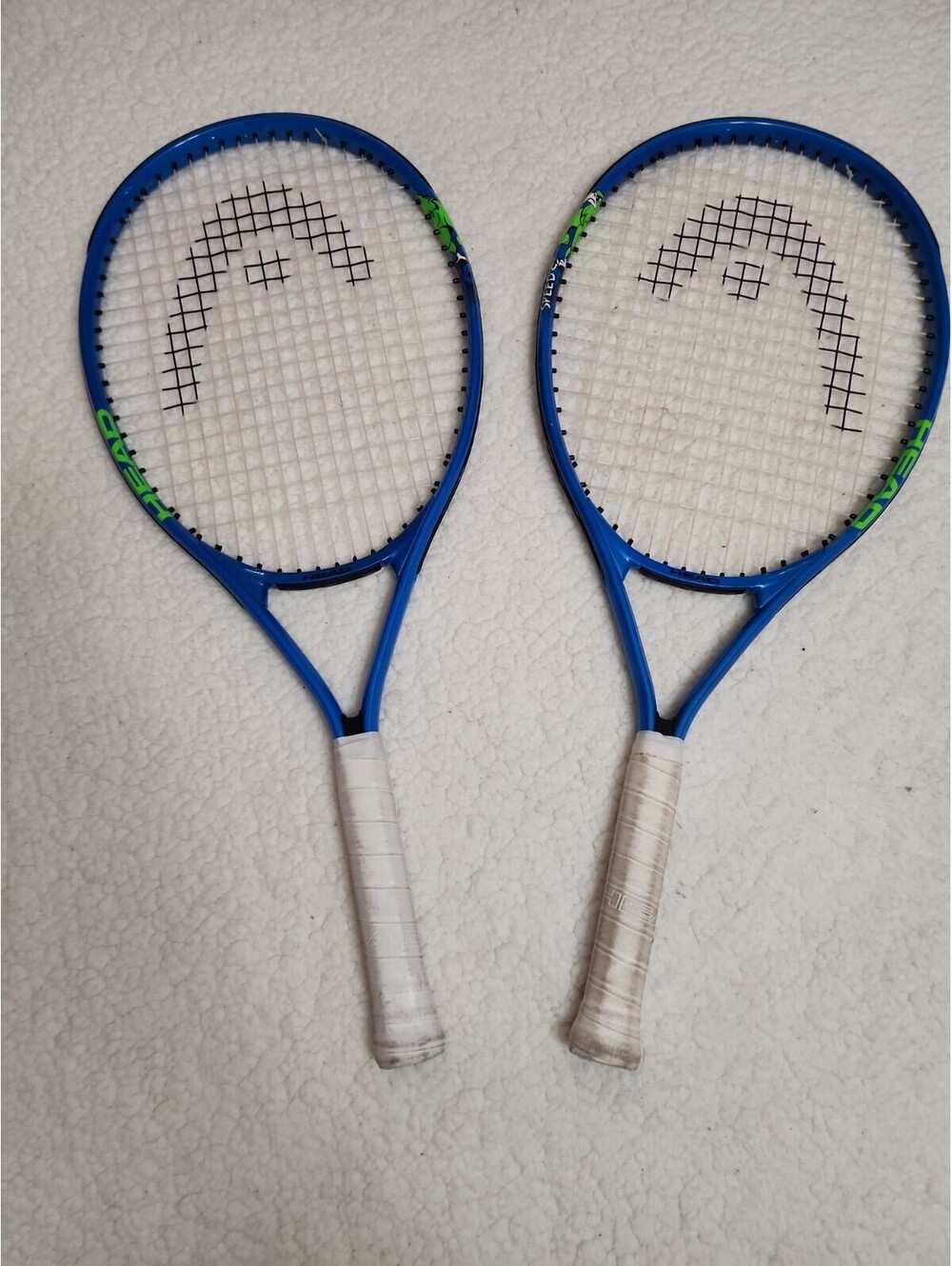 Lot Of 2 Head Ti Conquest Nano Titanium Adult Tennis Racquet 3 7/8-00 999144